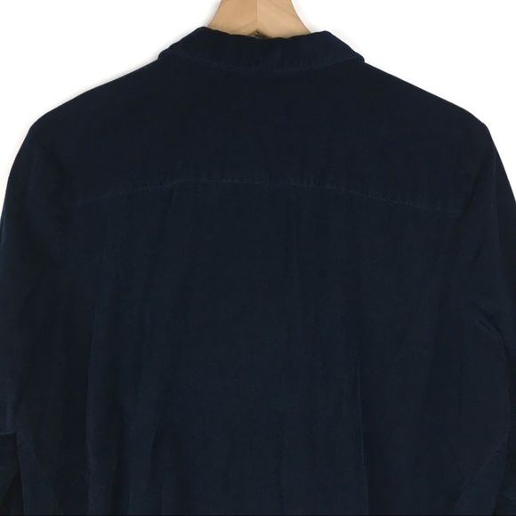 J JILL Corduroy Shirt Shacket Button Up Long Sleeve Ribbed Minimalist Size Large - Picture 5 of 9